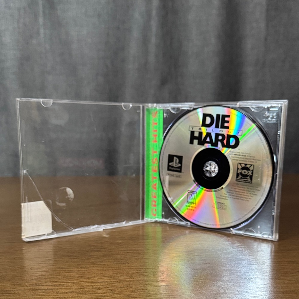 Die Hard Trilogy PlayStation Game Disc